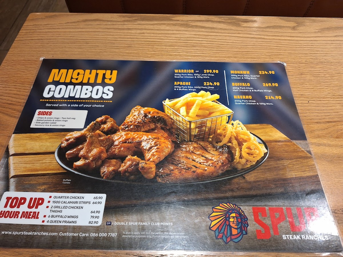 Menu Phoenix Spur-9